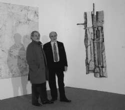 Bruno Pinto e Giampiero Giacomini ad ArteFiera Bologna - 2004